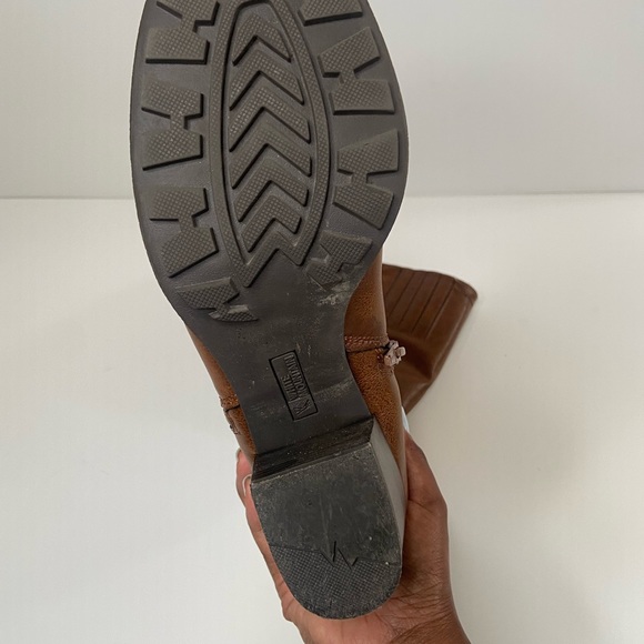 Boots Brown Knee High Womens White Mountain Dover Harness Cognac Size 10 - Picture 10 of 12